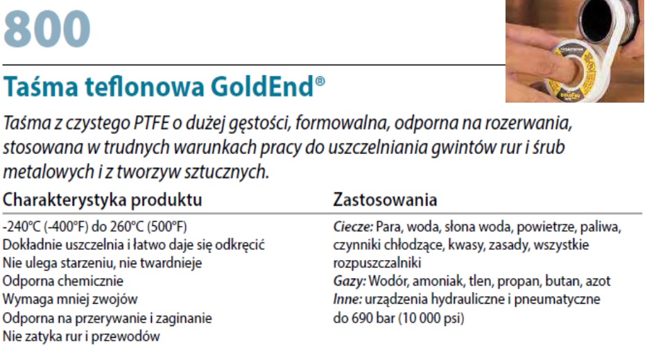 taśma 800 GoldEnd 