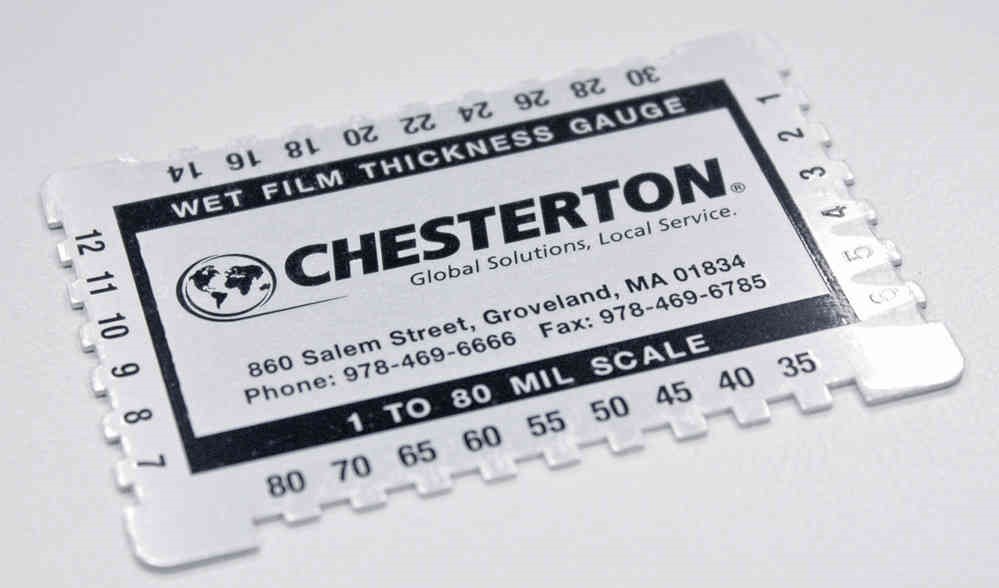 Grzebień do pomiary grubości powłoki